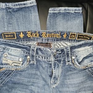 Women's Rock Revival sz26 ankle skinny jeans